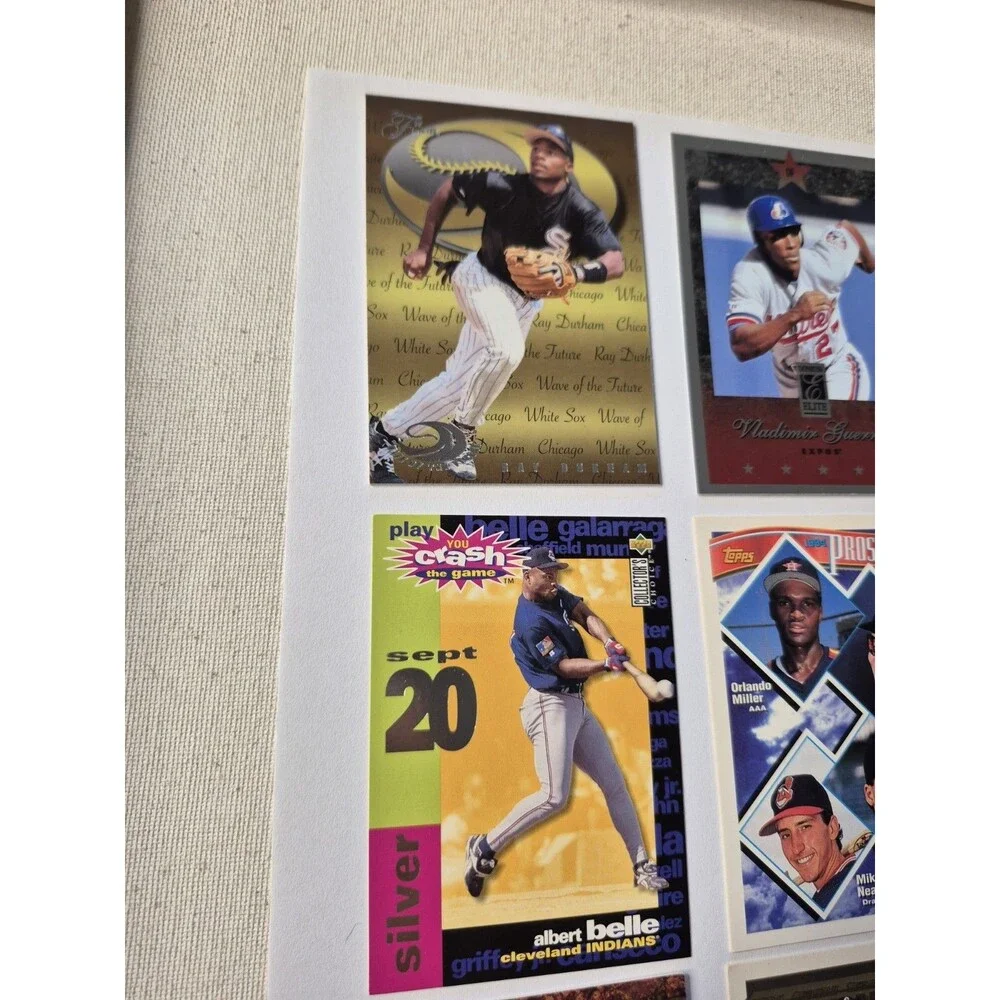 MLB Baseball Card Lot Derek Jeter Prospect Vladimir Guerrero Ray Durham...
